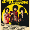 Jimi Hendrix Experience 1968 Hunter College New York concert poster with Noel Redding and Mitch Mitchell in yellow black and red artwork.