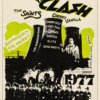 The Clash Britain’s Burning 1977 Birmingham Punk Concert Poster