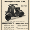 Piaggio Vespa 1946 – Historic 98cc Italian Scooter Advertisement