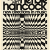 Herbie Hancock Jazz Poster – Black & White Optical Art Concert Print