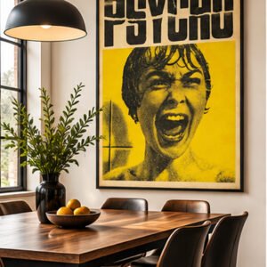 Psycho 1960 – Classic Hitchcock Thriller Movie Wall Art