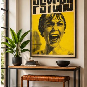 Psycho 1960 – Classic Hitchcock Thriller Movie Wall Art