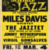 Miles Davis Quintet at San Francisco Civic Auditorium – Vintage Jazz Poster